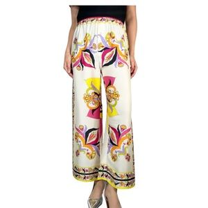 Zara Vintage Flowers Print Pants